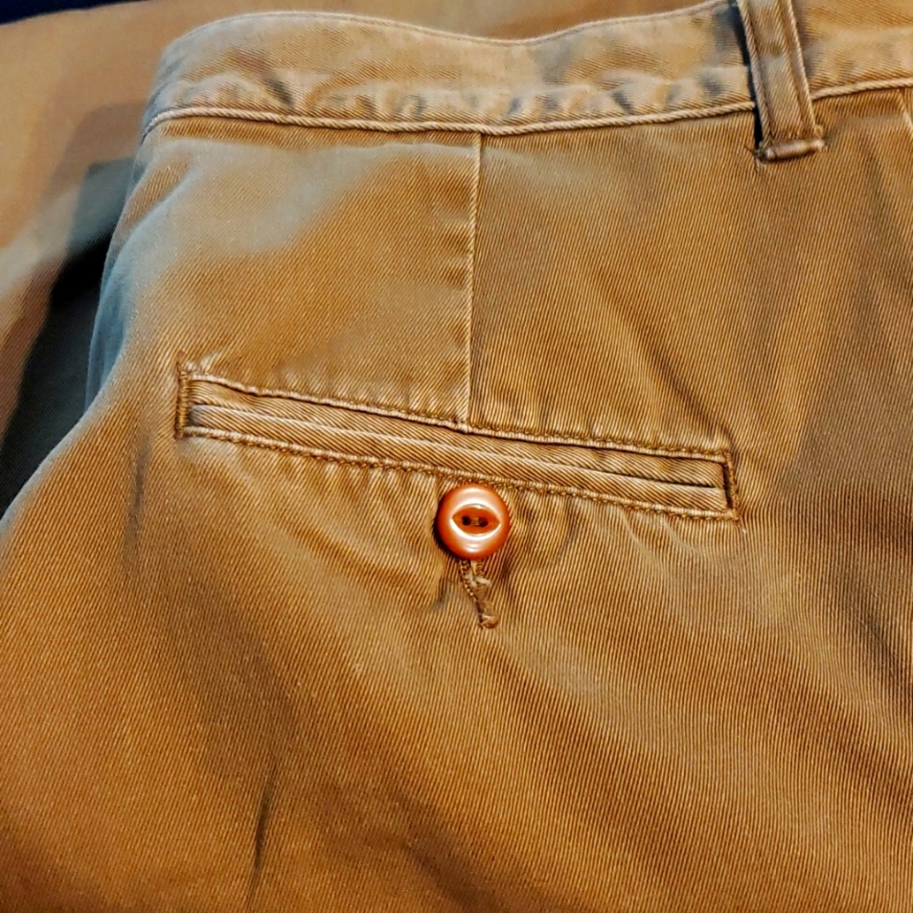 EDDIE BAUER High-Waisted VTG Jeans Relaxed Fit - Lt Nut Brown - Size 16 - EVC - Picture 9 of 10